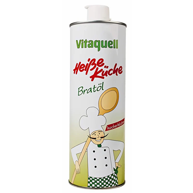 Vitaquell Heiße Küche Bratöl, 1000 ml zum Braten oder Frittieren