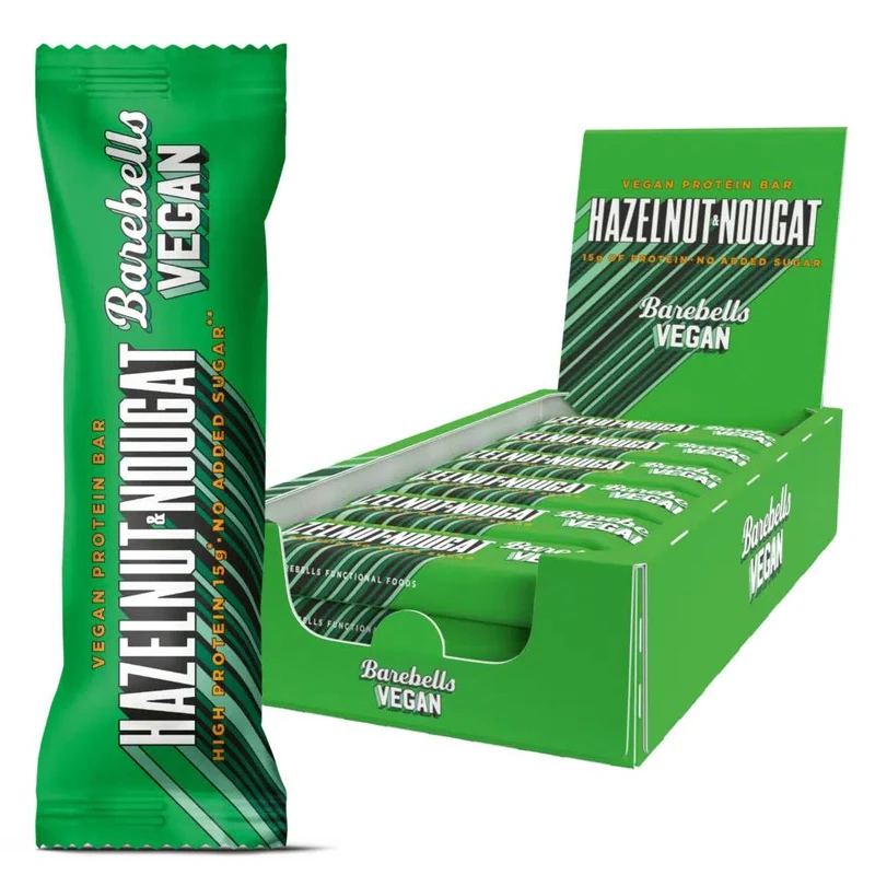 Vegan Protein Bar 12 x 55g Riegel von Barebells