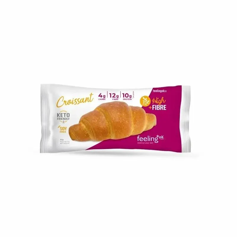 Croissant + Fibre (20-26% Protein) 50g von Feeling OK