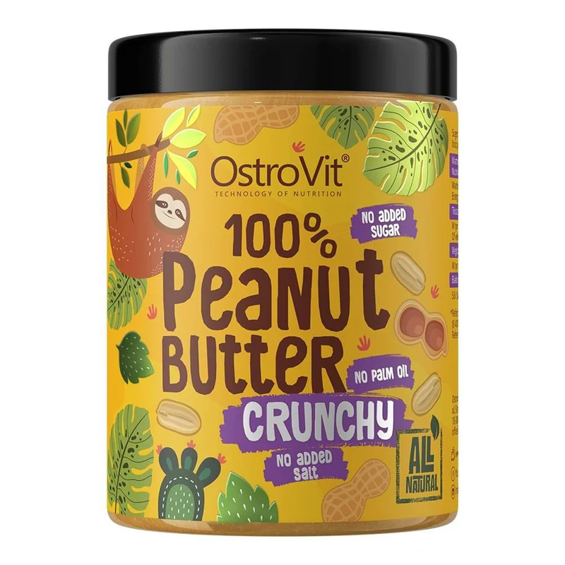 100% Peanut Butter 1000g Dose von OstroVit