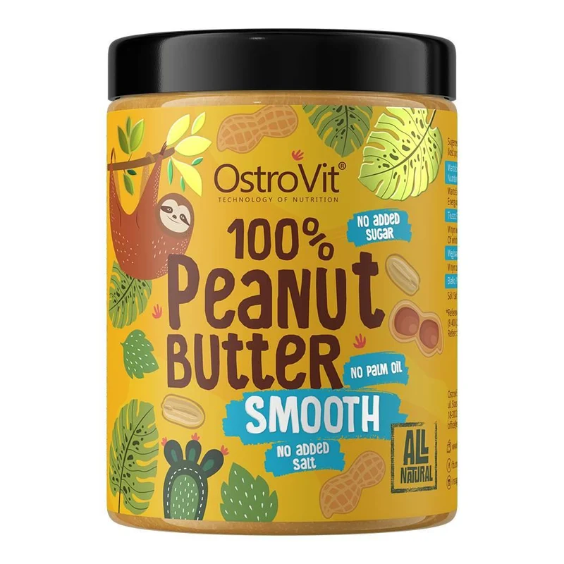 100% Peanut Butter 1000g Dose von OstroVit