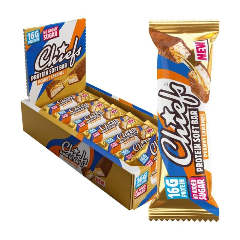 Protein Soft Bar 15 x 55g Riegel von Chiefs