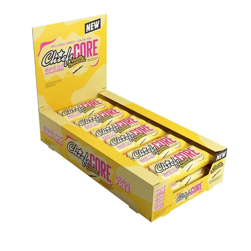 Protein Core Bars 12 x 40g Riegel von Chiefs