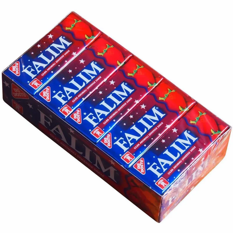 Falim Kaugummi mit Erdbeeraroma (20x 5Stück)