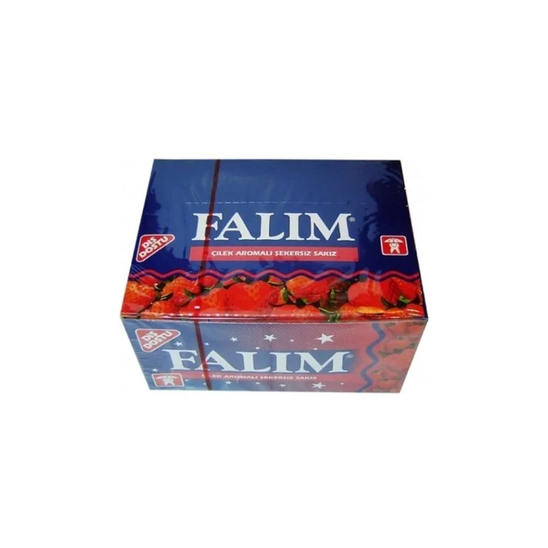 Falim Kaugummi mit Erdbeeraroma (100 Stück)
