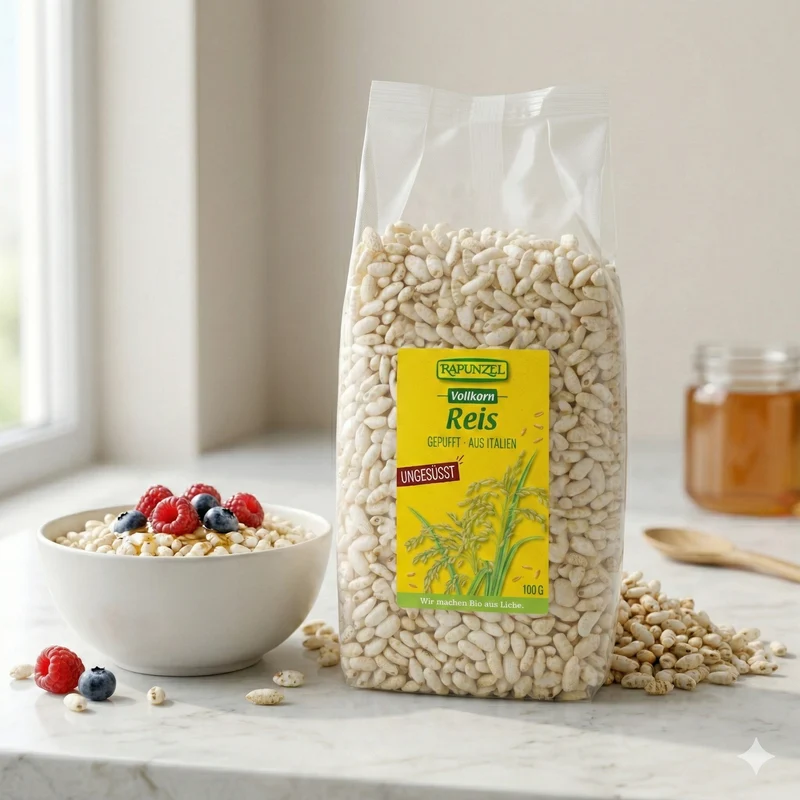 Rapunzel Bio Vollkorn Reis gepufft, 100g