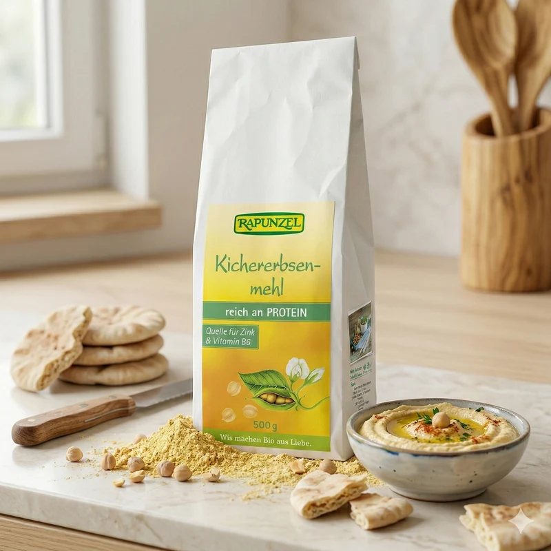 Rapunzel Bio Kichererbsenmehl geröstet - 500g
