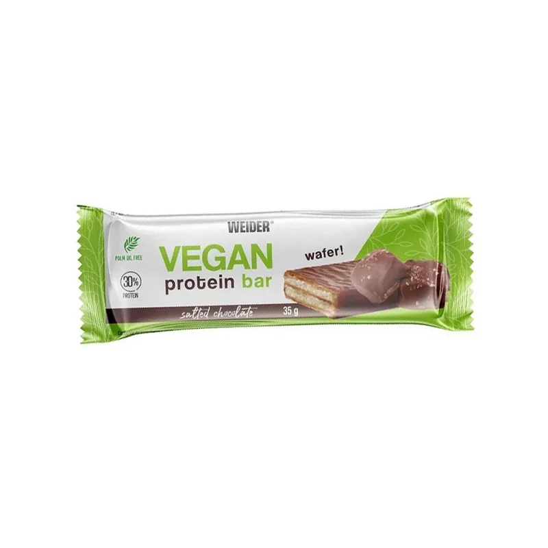 Vegan Protein Bar Wafer 1 x 35g Riegel von Weider