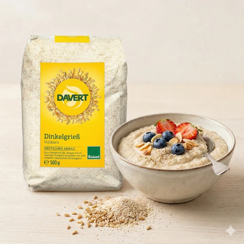 Davert Bio Dinkelgrieß, 500g