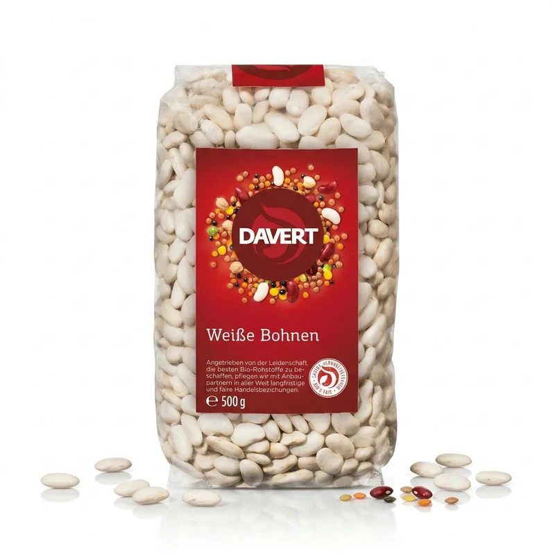 Davert Bio Weiße Bohnen - 500g