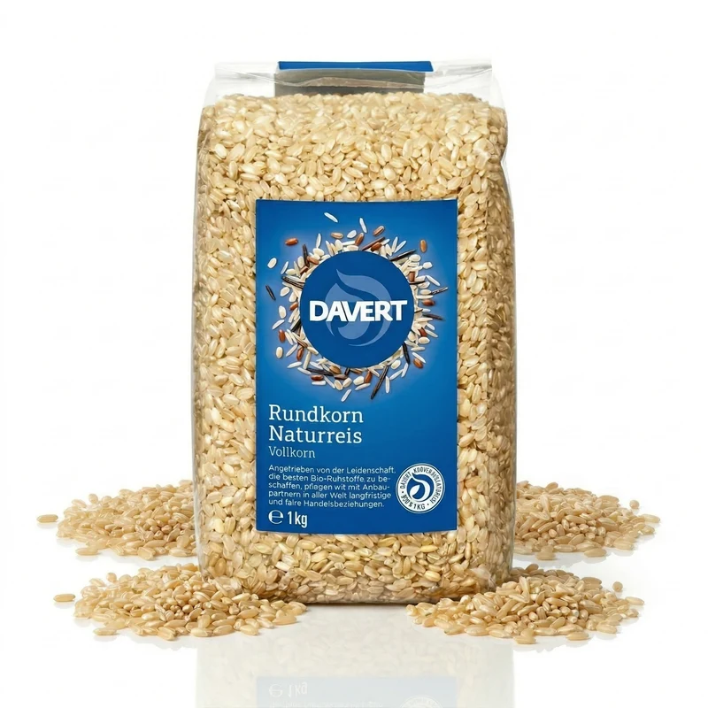 Davert Bio Natur Rundkorn Reis - 1kg