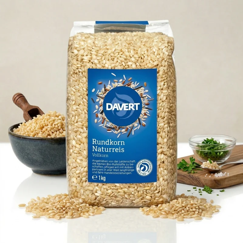Davert Bio Natur Rundkorn Reis - 1kg