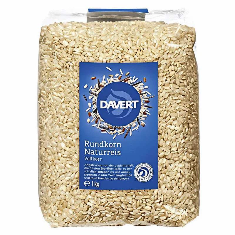 Davert Bio Natur Rundkorn Reis - 1kg