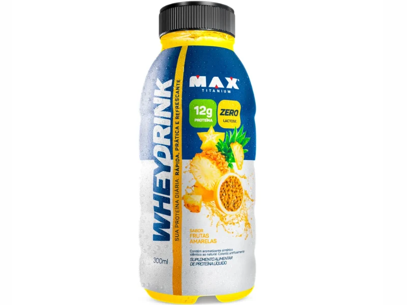 WHEY DRINK GARRAFA 300ML - MAX TITANIUM