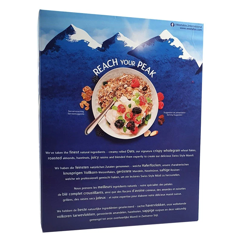 Swiss Style Müsli NO Added Sugar 560g Packung von Alpen