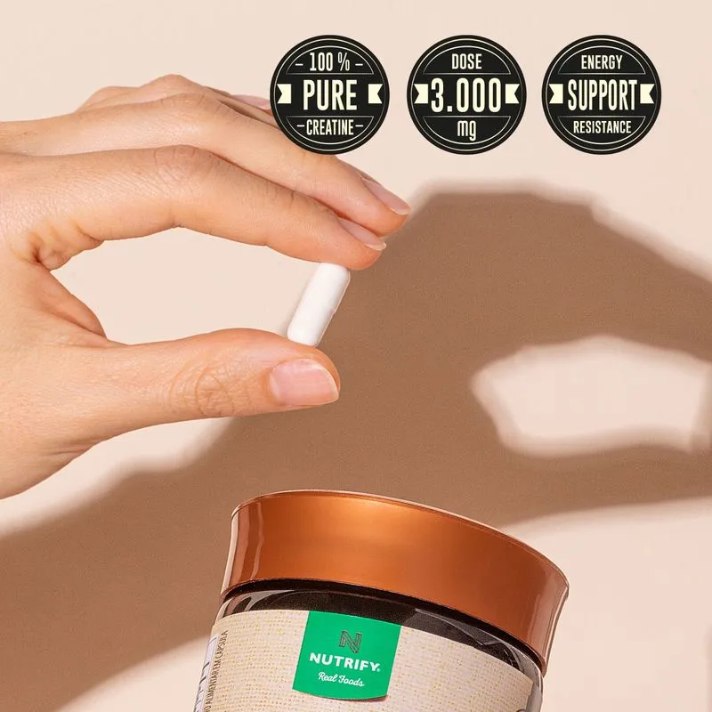 CREATINA 100% 120CAPS - NUTRIFY