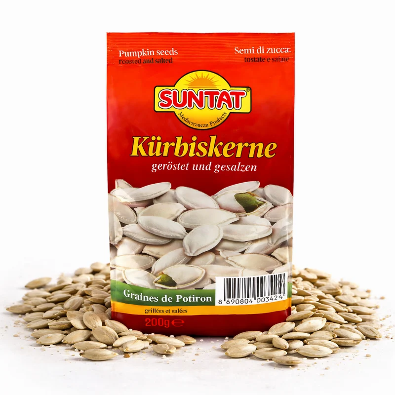 SUNTAT Kürbiskerne geröstet und gesalzen (2x200g)
