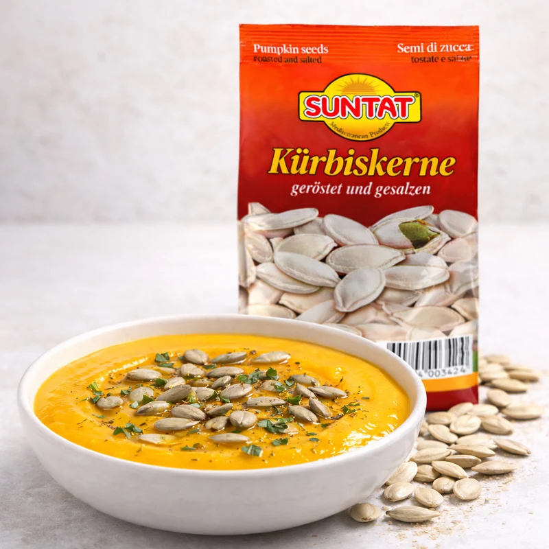 SUNTAT Kürbiskerne geröstet und gesalzen (2x200g)