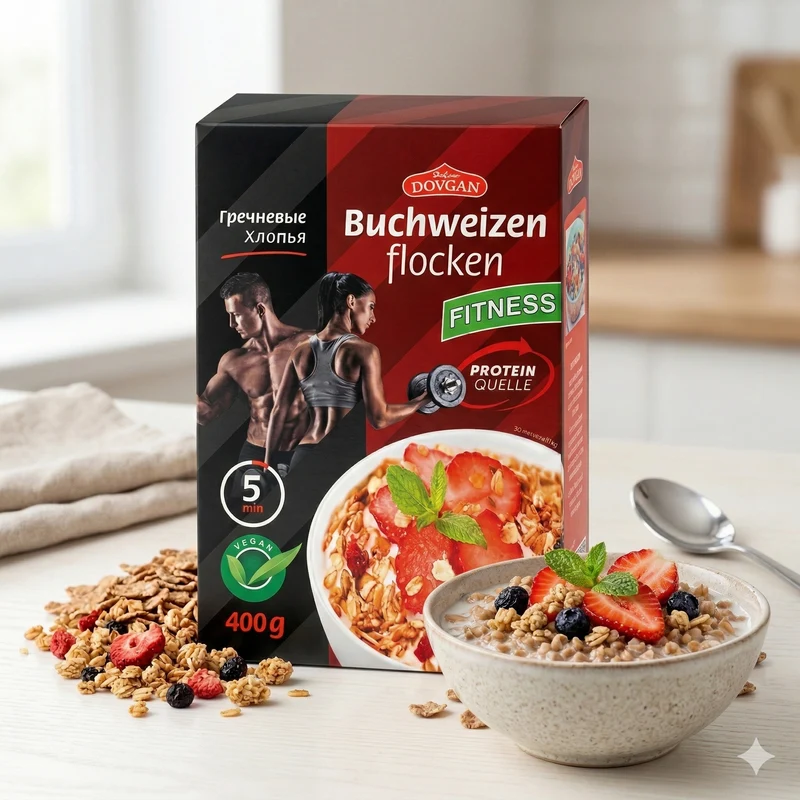 Dovgan Buchweizenflocken 400g