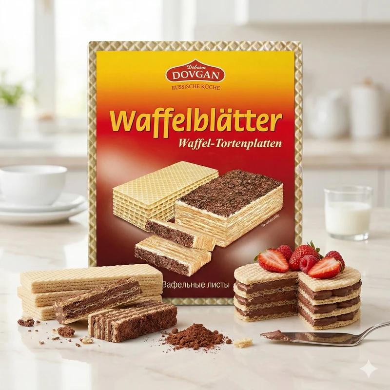 DOVGAN Waffelblätter 1er pack 350g