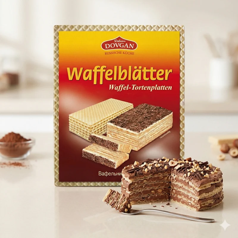 DOVGAN Waffelblätter 1er pack 350g