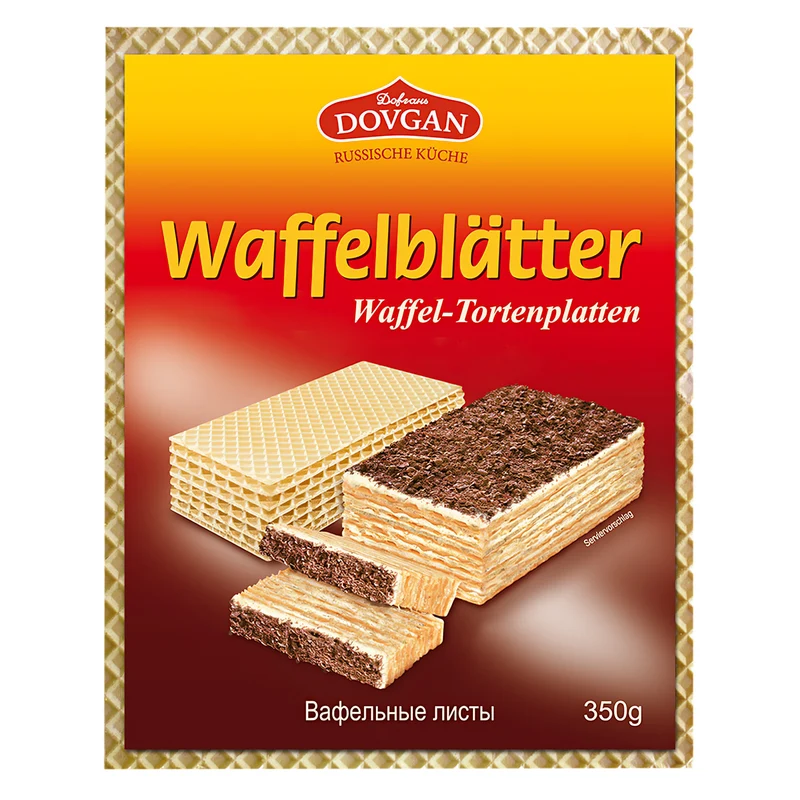 DOVGAN Waffelblätter 1er pack 350g