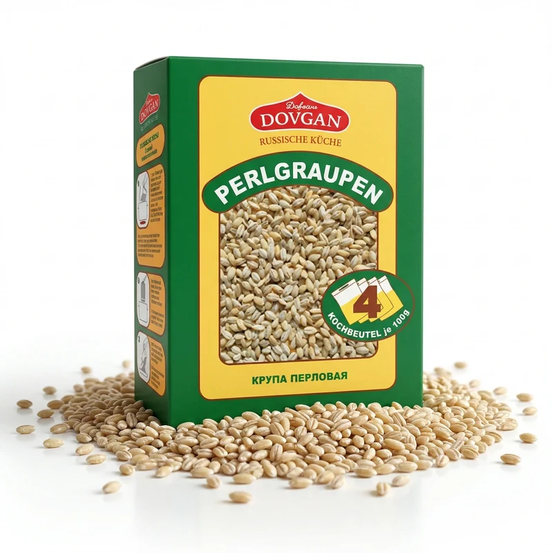 Dovgan Perlgraupen in Kochbeutel - portioniert - 4x100g pro Packung