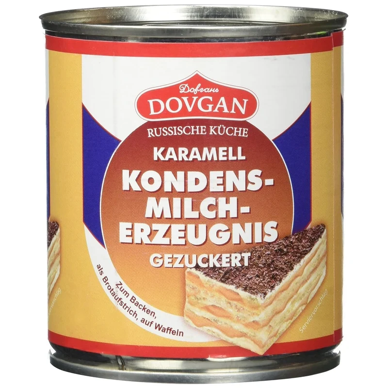 DOVGAN Gezuckertes Kondensmilcherzeugnis - Karamell (6x397g)