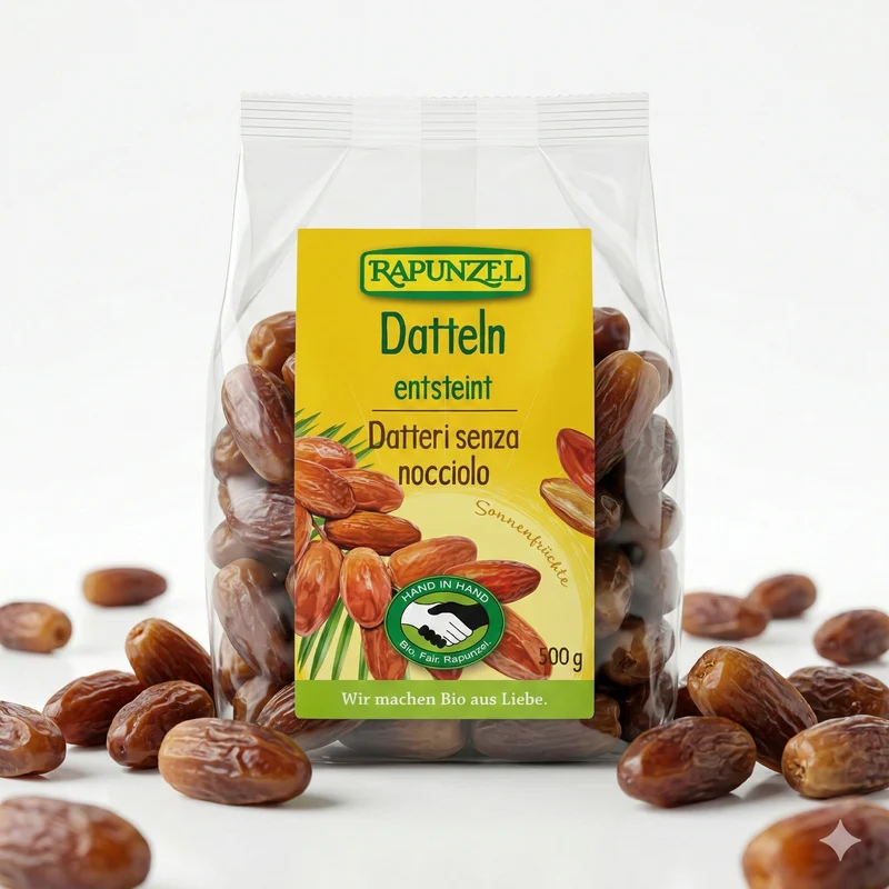 Rapunzel Bio Datteln ohne Stein Deglet Nour, 500g