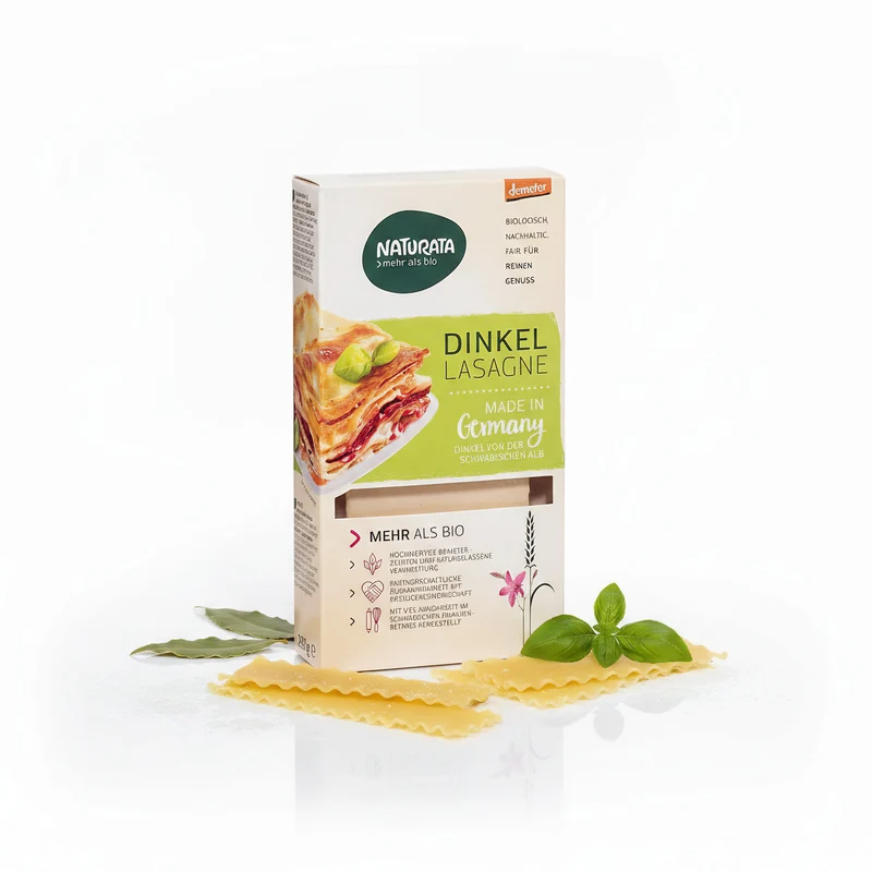 Naturata Bio Dinkel Lasagne Platten HELL - 250g