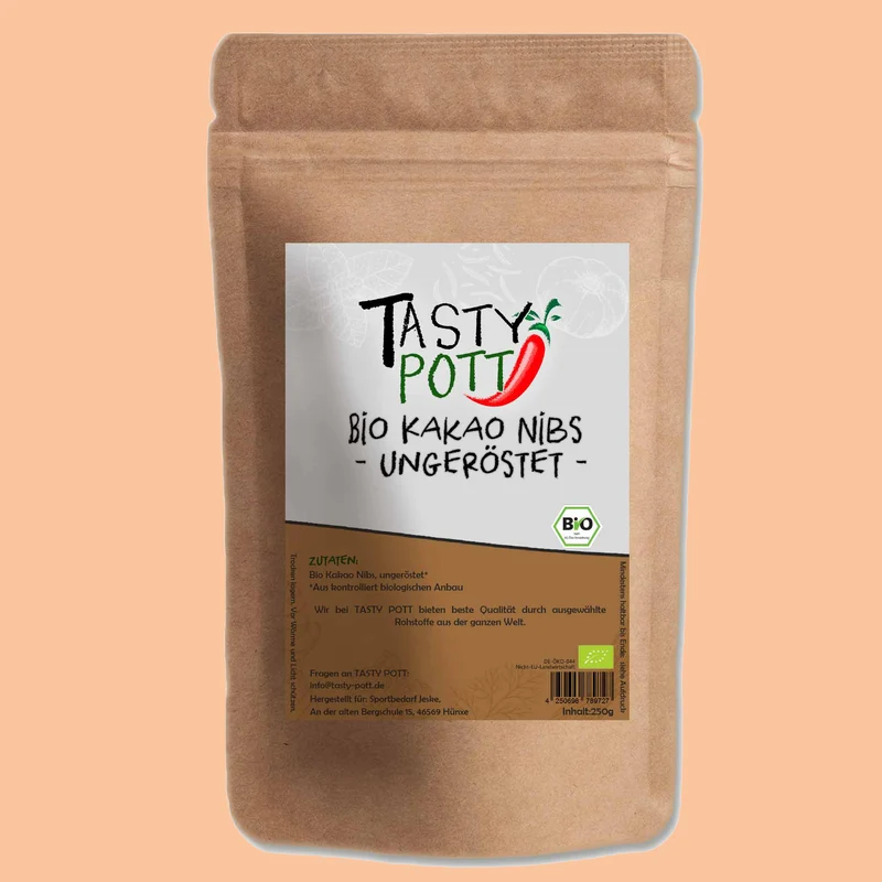 Tasty Pott Bio Kakaonibs - im Beutel