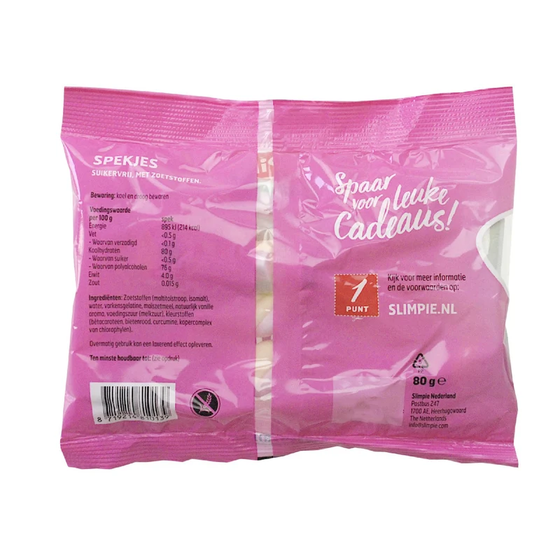 Marshmallows Spekjes 80g Beutel von Slimpie
