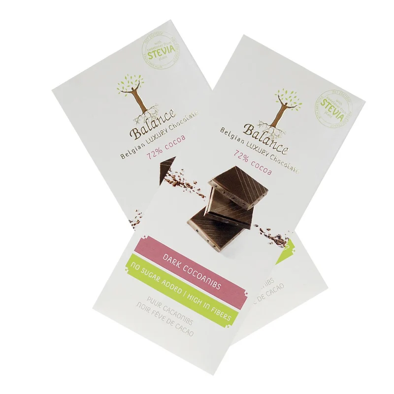 Belgian Luxury Chocolate 1 x 85g Tafel von Balance