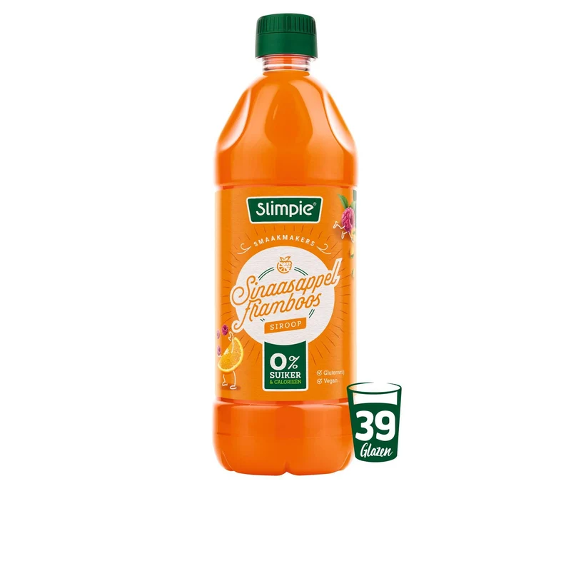 Zuckerfreier Limonaden - Sirup 6 x 650ml Flasche von Slimpie