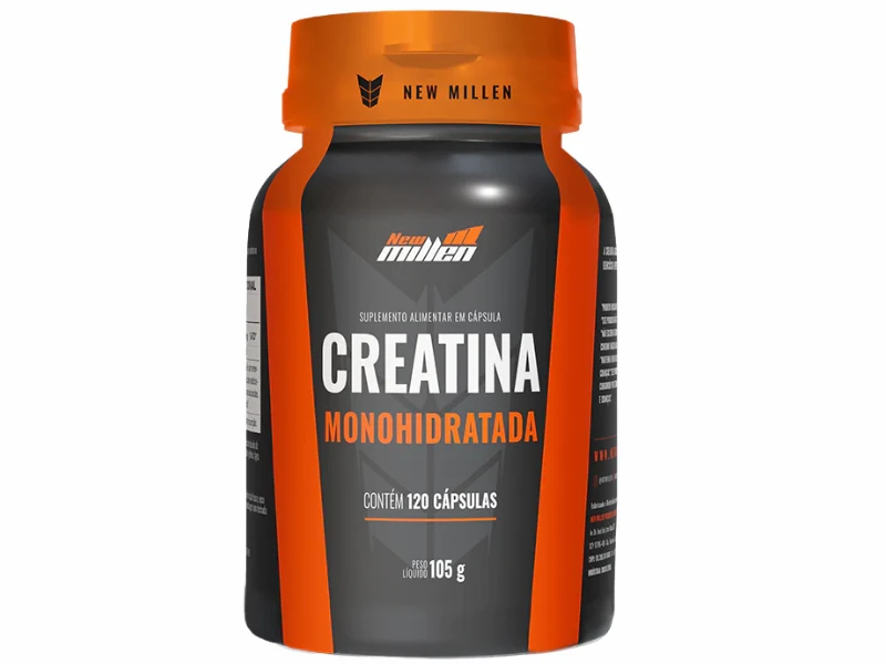 CREATINA MONOHIDRATADA 120CAPS - NEW MILLEN