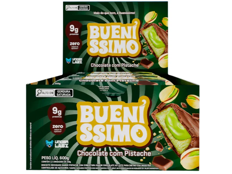 BARRA BUENISSIMO CAIXA C/ 12UN 50G - UNDER LABZ