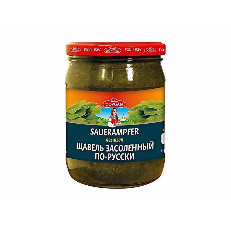 DOVGAN Sauerampfer gesalzen 280g Glas