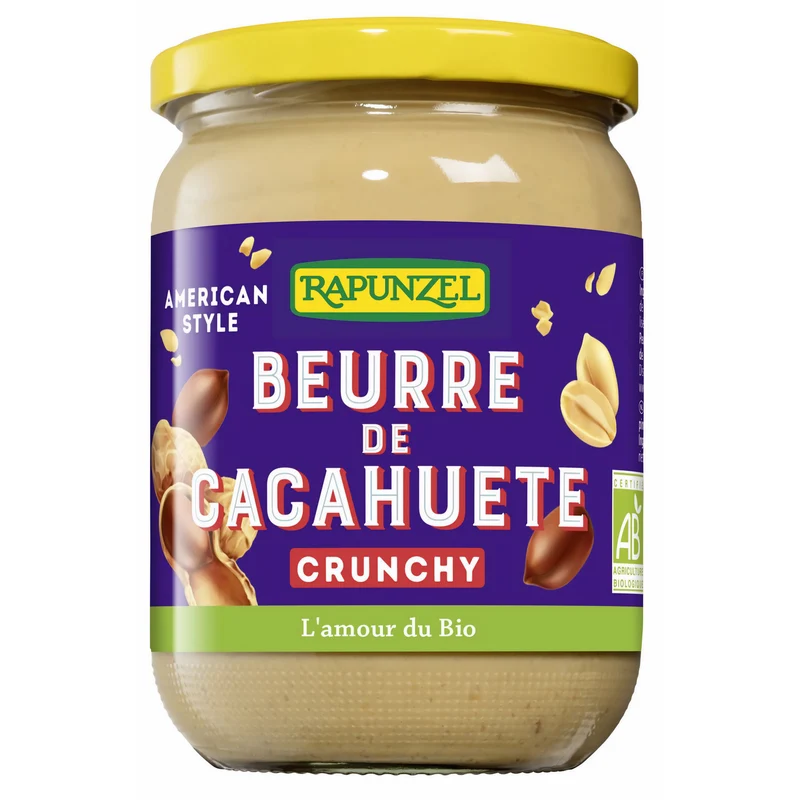 Rapunzel Bio Peanutbutter Crunchy 500g