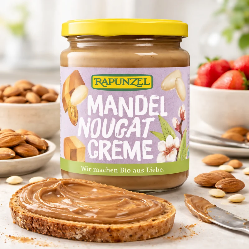 Rapunzel Bio Mandel-Nougat Creme 250g