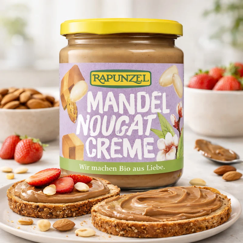 Rapunzel Bio Mandel-Nougat Creme 250g