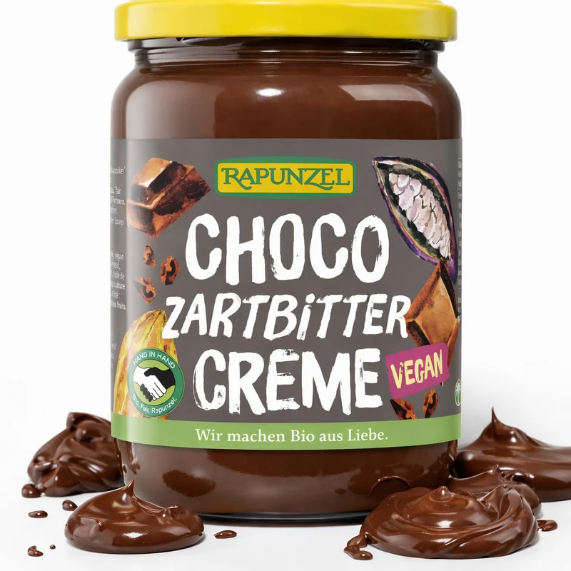 Rapunzel Bio Choco Creme - Zartbitter Schokoaufstrich 500g