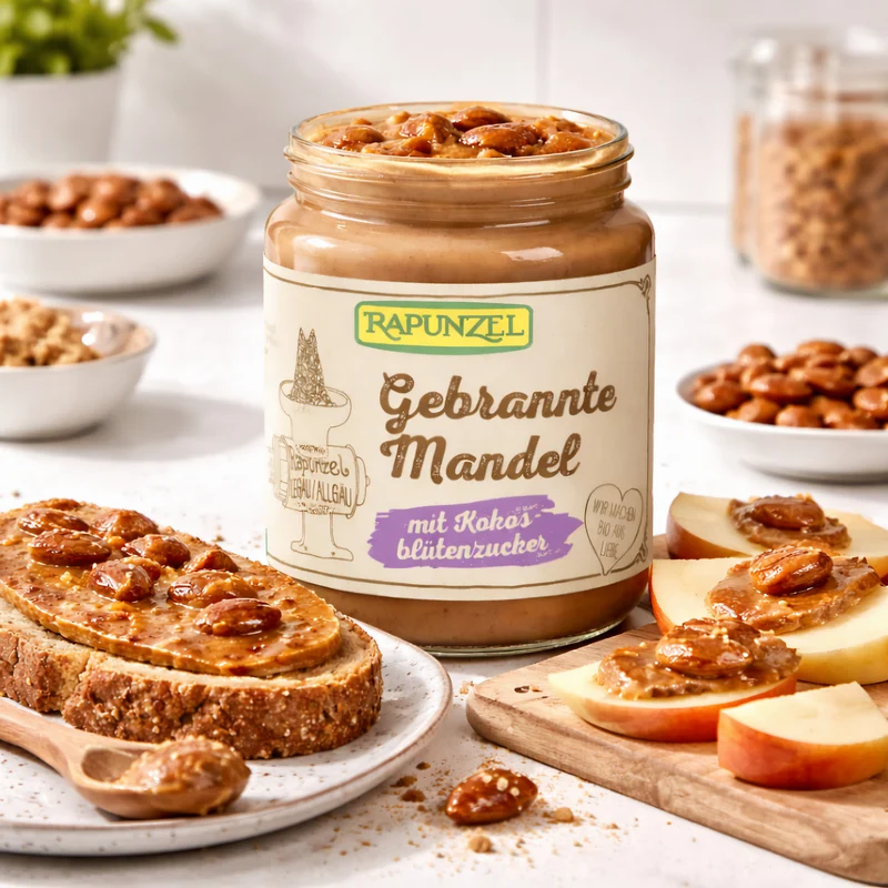 Rapunzel Bio Gebrannte Mandel Aufstrich mit Kokosblütenzucker - 250g