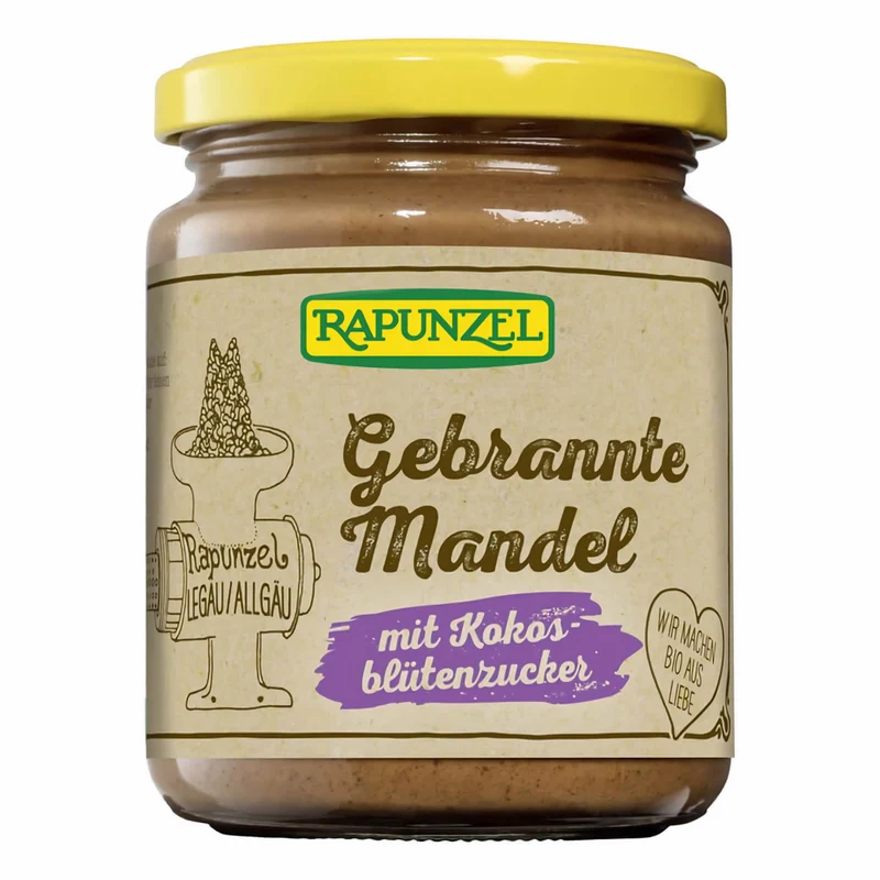 Rapunzel Bio Gebrannte Mandel Aufstrich mit Kokosblütenzucker - 250g