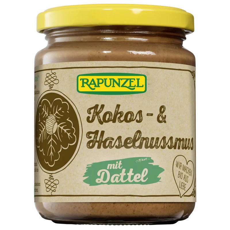 Rapunzel Bio Kokos Haselnussmus mit Dattel - 250g