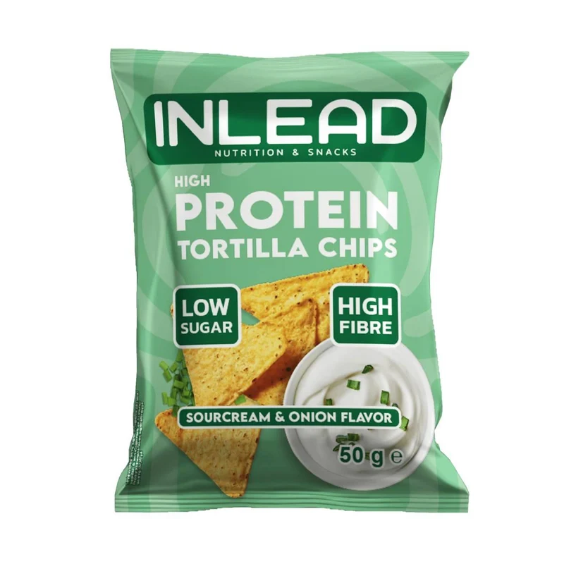 High Protein Tortilla Chips 1 x 50g Beutel von Inlead
