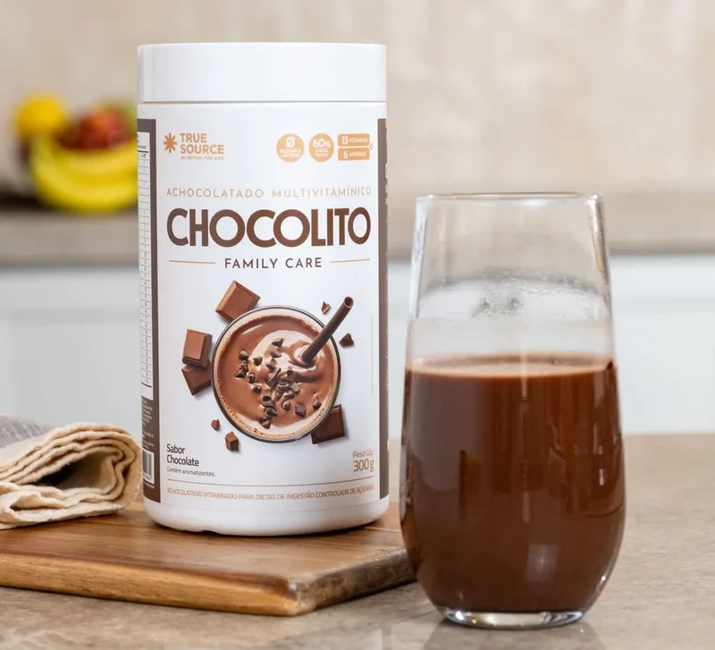 CHOCOLITO MULTIVITAMÍNICO CHOCOLATE 300G - TRUE SOURCE