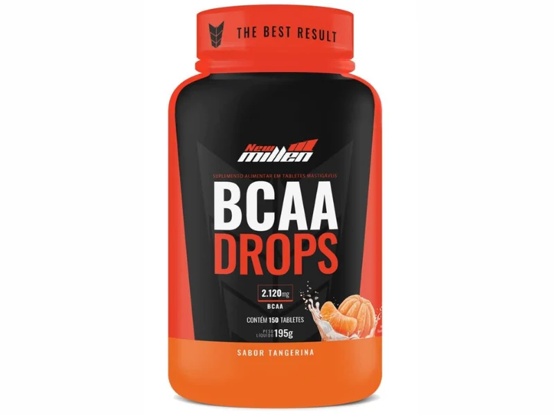 BCAA DROPS TANGERINA 150TABS - NEW MILLEN