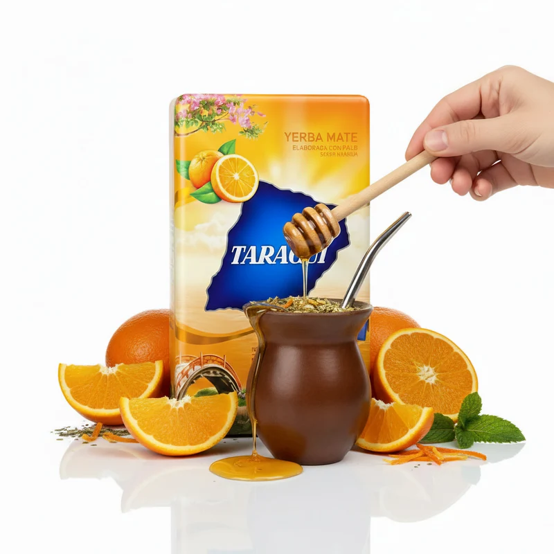 Taragüi Naranja de Oriente - Orange - Mate Tee aus Argentinien 500g