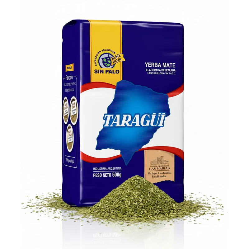 Taragui sin Palo (ohne Stängel) - Mate Tee aus Argentinien 500g