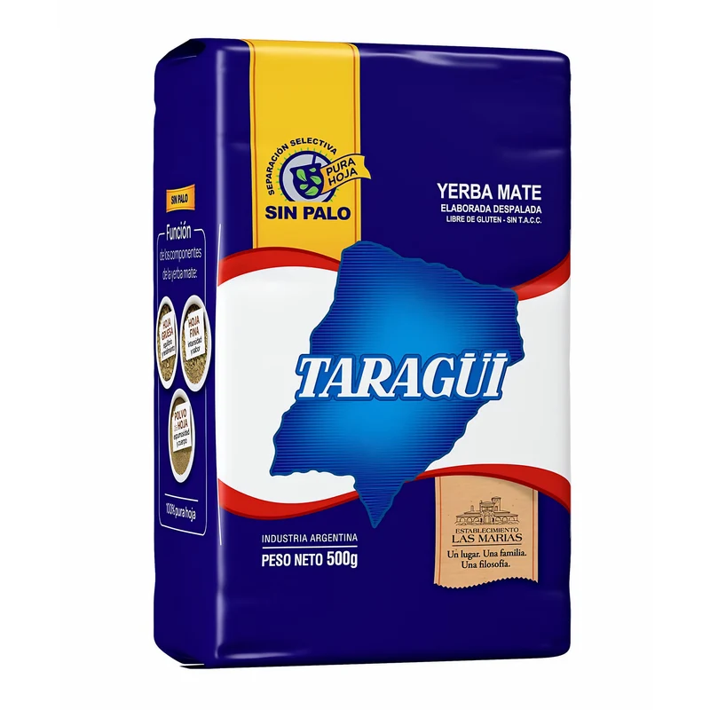 Taragui sin Palo (ohne Stängel) - Mate Tee aus Argentinien 500g